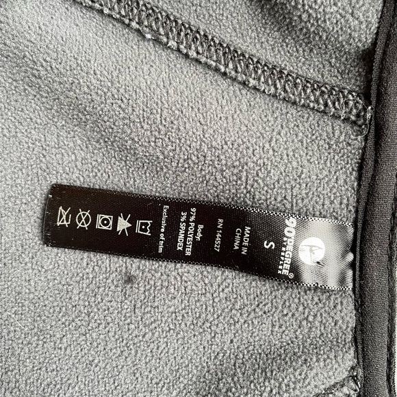 90 Degree by Reflex Black And White Fleece Lined Zip Jacket size small - Picture 7 of 7